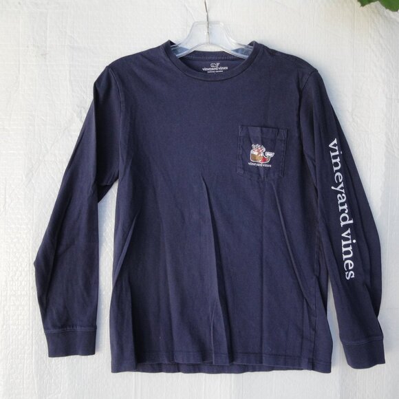 Lot Of Vineyard Vines Long Sleeve Shirts Whales Dogs Youth Boys Size Large - Picture 4 of 16